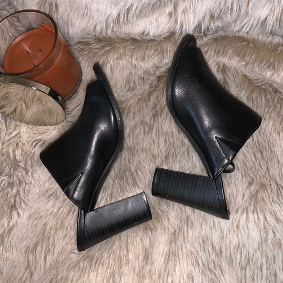 🦋Express Black Open Toe Mules - Picture 4 of 6